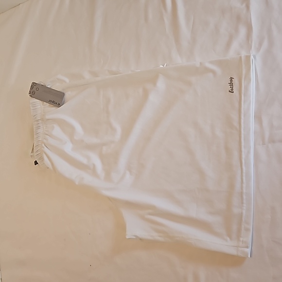 Eastbay White Athletic Shorts L EVAPOR Tech Drawstring Gym Sport NWT - Picture 13 of 17
